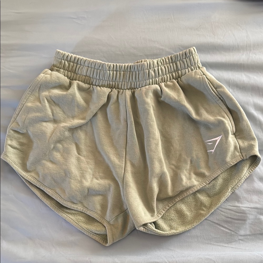 Gymshark Sage Green Dolphin Shorts